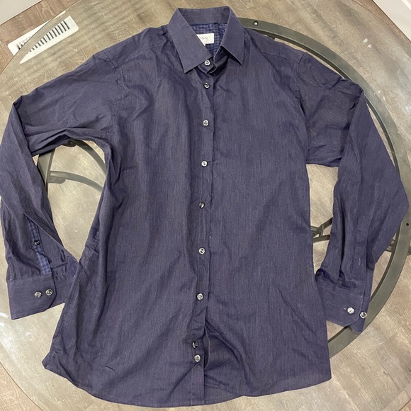 Eton cotton formal button-down - Picture 1 of 4